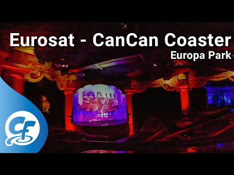 Eurosat - CanCan Coaster front seat on-ride 5K POV @60fps Europa Park