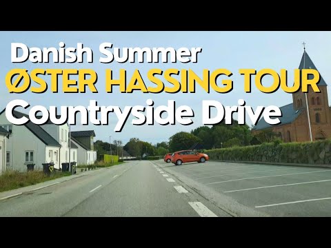 Scenic Summer Drive Through the Danish Countryside to Øster Hassing | Relax & Enjoy Nature