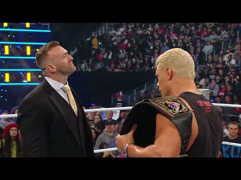 Nick Aldis confronts Cody Rhodes - WWE SmackDown 11/15/2024