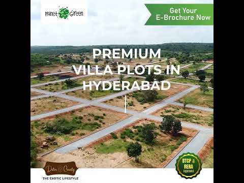 300+ acres of villa plots situated near Hyderabad, in the booming real estate locality.