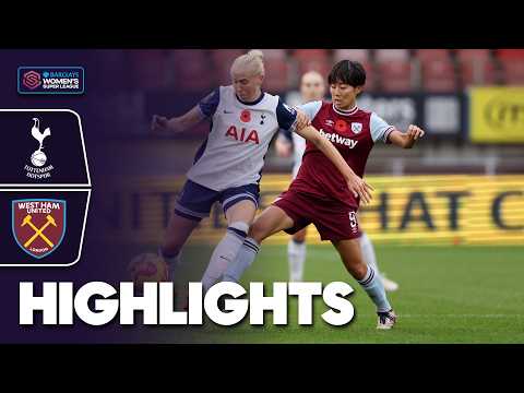 Late Own Goal Hands Spurs Victory | Tottenham Hotspur v West Ham United | Barclays WSL 2024-25