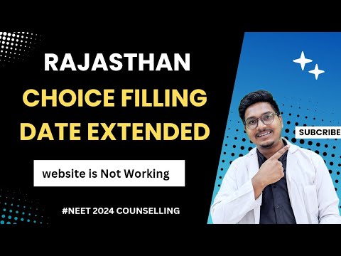 Rajasthan state choice filling and security deposit extended 🔥|| Dr Counsellor Neet