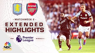 Aston Villa v. Arsenal | PREMIER LEAGUE HIGHLIGHTS | 8/24/2024 | NBC Sports