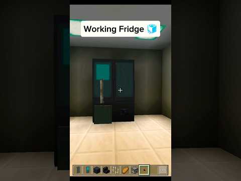 Working Fridge in Minecraft | #shorts #minecraft