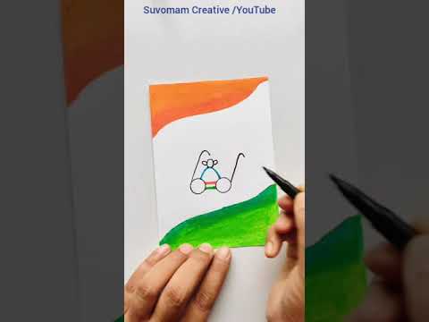 Swachh Bharat card | Gandhi Jayanti card | Mahatma Gandhi | #Gandhiji #shorts #youtubeshorts