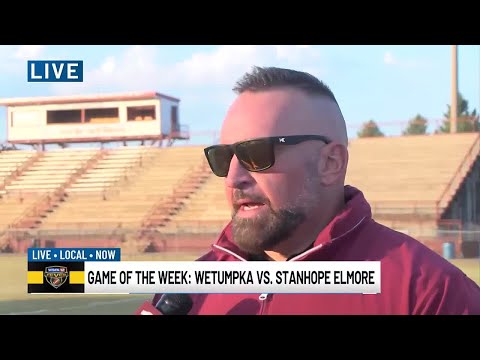 Stanhope Elmore head football coach speaks ahead of Wetumpka matchup