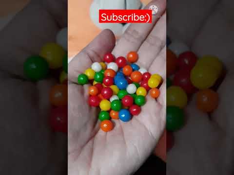 COLOUR FULL CANDY MINI BALL || LOT'S OF CANDIES #Shorts #Viral