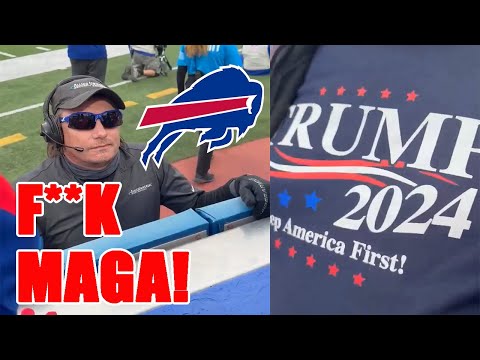 Buffalo Bills security BANS man from wearing MAGA shirt! NFL has a SERIOUS PROBLEM!