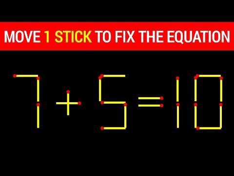 If you are GENIUS solve this || Matchstick puzzle || Ep : 66