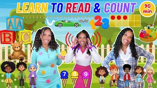 Learn To Read & Count| Identify The 5 Senses |Learn fruits & Vegetables| Learning with Ms Houston