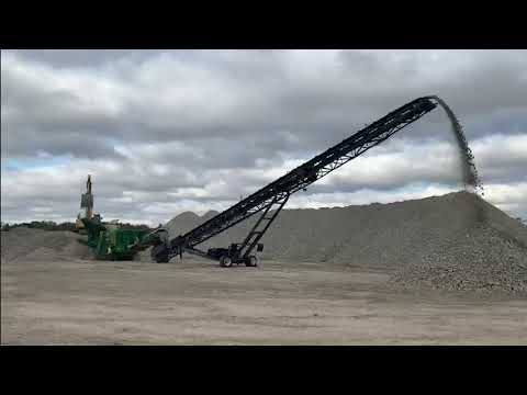 McCloskey J50 Jaw Crusher & ST100 Wheeled Stacker - Maverick Environmental Equipment LLC