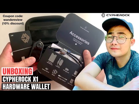 Unboxing CYPHEROCK X1 Hardware Wallet | Technical Specs + FAQ | Review