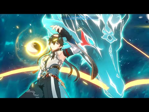 Honkai Star Rail - Imbibitor Lunae Skills & Gameplay Showcase (Dan Heng Awakening)