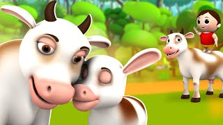 Gaiya Meri Aati Hai Hindi Nursery Rhymes for Kids गैया मेरी आती है | 3D Animated Hindi Balgeet Poems