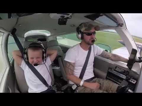 Rock-Paper-Scissors 7 Year Old Flies the Airplane