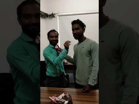 A glimpse of the birthday celebration of Sandip #birthday #celebration #webagency #agencylife #job