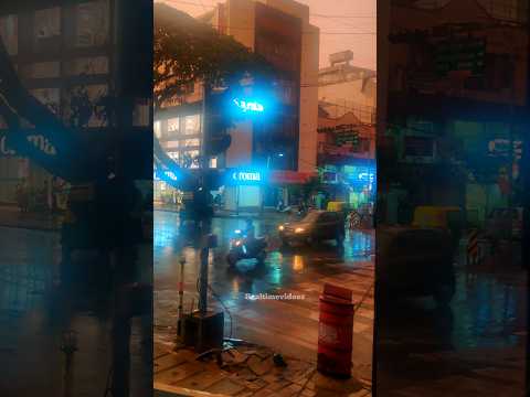 Night Rainyday Traffic Sound Effect #indianroads #shorts