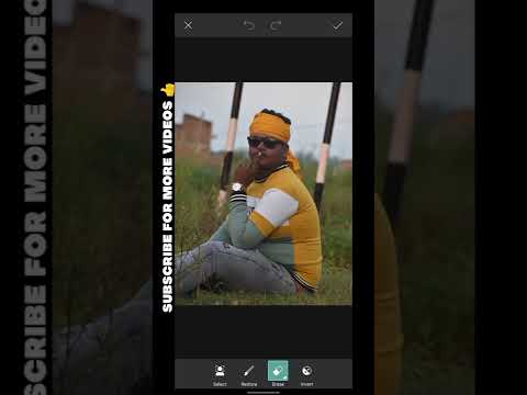 30 sec me background change photo editing in PicsArt #editingshorts #editingtutorial #photoediting