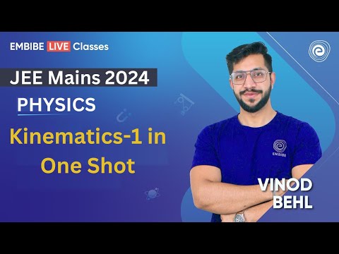 Kinematics-1 in One Shot | Jee Mains & Advanced | JEE 2025 I Physics | Vinod Behl