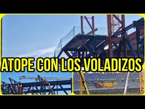 🔴OBRAS CAMP NOU (21 de Octubre)⚠️Día con muchos trabajos en los voladizos