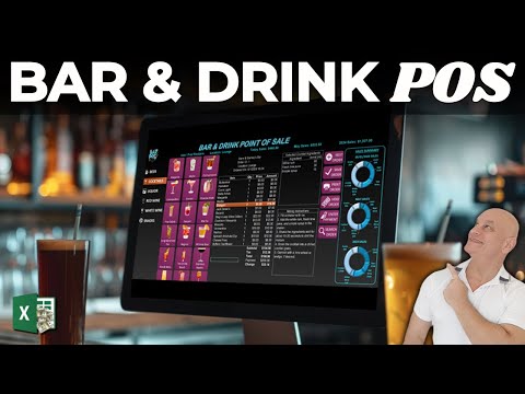 How To Create A Touchscreen Bar & Drink Point Of Sale (POS) Application In Excel From Scratch