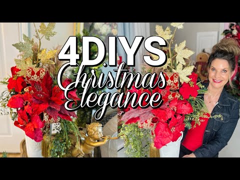 🎄NEW!! 4 DIY CHRISTMAS DECOR CRAFTS🎄"I Love Christmas episode 15 Olivias Romantic Home