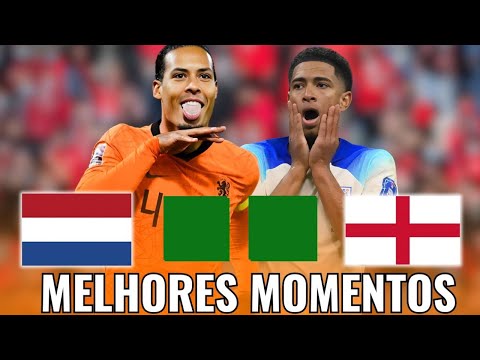 HOLANDA X INGLATERRA | GOLS E MELHORES MOMENTOS HD | EUROCOPA (Jude Bellingham, Harry Kane)