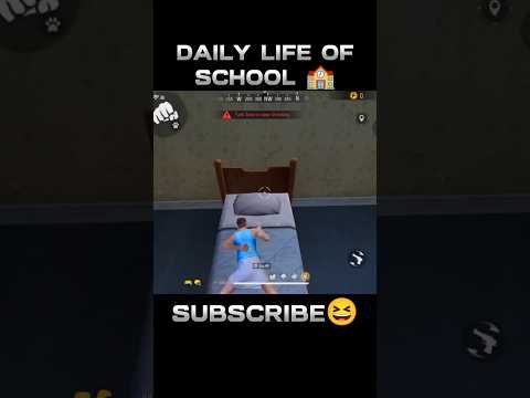 DAILY LIFE OF SCHOOL STUDENTS 🥺🥺 #freefire #shorts #schoollife