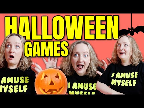 5 EASY HALLOWEEN GAMES 🎃👻 (No supplies Needed)