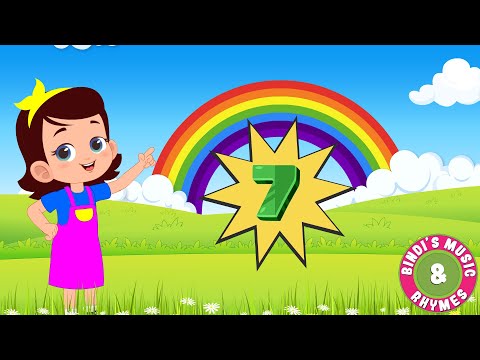 Number Seven Song | Seven Colours | Learn Numbers | Colours | Bindi's Music & Rhymes