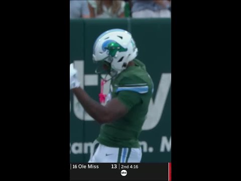 Shazz Preston with a spectacular catch for  53-yard touchdown vs. Temple