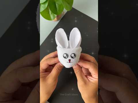 How to make Rabbit at home with cloth kapde se kharagosh kaise banaen easy rabbit making idea #short