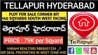 Plots for sale in Tellapur Hyderabad