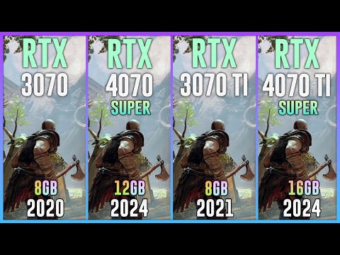 RTX 3070 vs RTX 4070 SUPER vs RTX 3070 TI vs RTX 4070 TI SUPER - Test in 20 Games