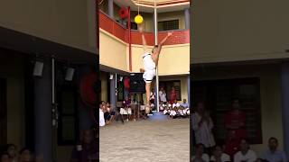 Wait for second jump #kalaripayattu #highkick #shortvideo #youtubeshorts