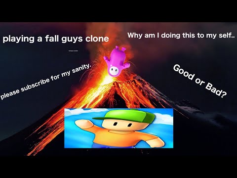 PLAYING A FALL GUYS CLONE… (Stumble Guys)