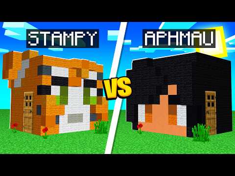 APHMAU HOUSE VS STAMPY HOUSE - Minecraft