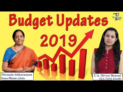 Union Budget 2019 updates| Basics of Budget| Tax Updates| CA Divya Bansal| Tax Without Tears