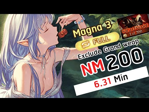 [GBF] Full Auto NM 200 CMD of Destruction Magna3? Showcase ( No Grand Weap Ver.)デストロイヤーズコマンダー【グラブル】