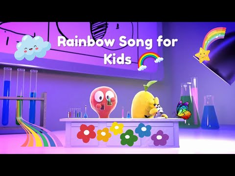 🎶Rainbow Song for Kids Explore the Magic of Colors in a Fun Tune🌈 #rainbowsong #kidsmusic #kidsongs