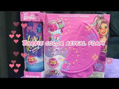 Watermelon Scent Surprise Barbie Color Reveal Foam