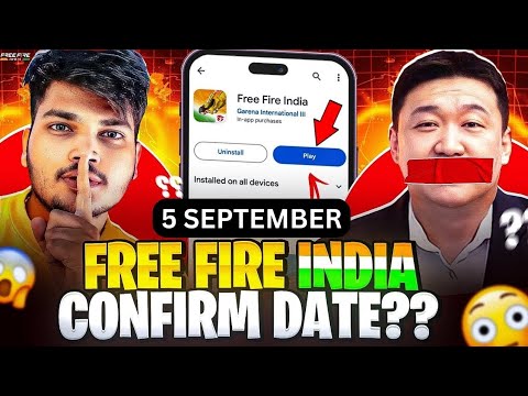 😱 Free Fire India Launch Date 🥳 Free Fire India Release Date 🤯 Free Fire New Update