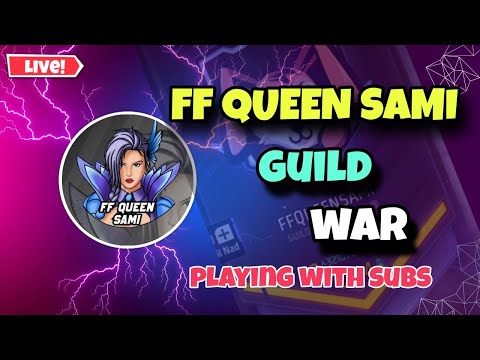 GUILD WAR PUSHING FF QUEEN SAMI PLAYING IN PC