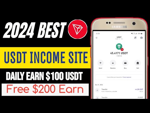 Earn $3 Usdt in one click | New Usdt earning website | Free Usdt mining Site