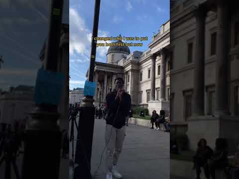 Victor Ray - Easy On Me (Adele Busking Cover) #shorts #adele #easyonme #victorray #busking