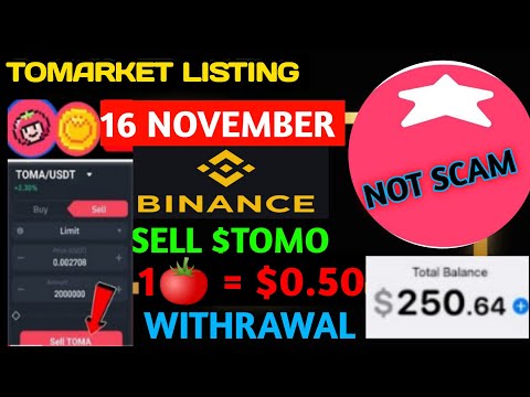 Tomarket Listing on Binance | Tomarket Listing Date | Tomarket listing Price | Tomarket New Updates