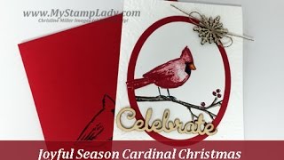 Joyful Season Cardinal Christmas