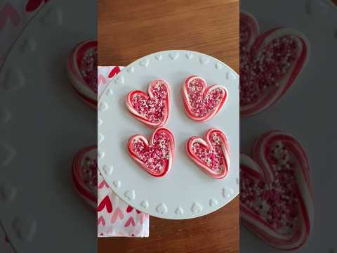 Candy Cane Hearts ❤️ #vakentinesday #candycane #funwithfood #funfood