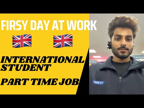 My First Day At Job In UK 🇬🇧 || International Students In UK || VLOG