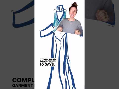 Fashion Design Steps to Go From Sketch to Garment in 10 Days #fashion